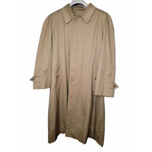 Burberry Size XL Men's Trench Coat Fully Nova Check Lined Wool Zip Out Liner